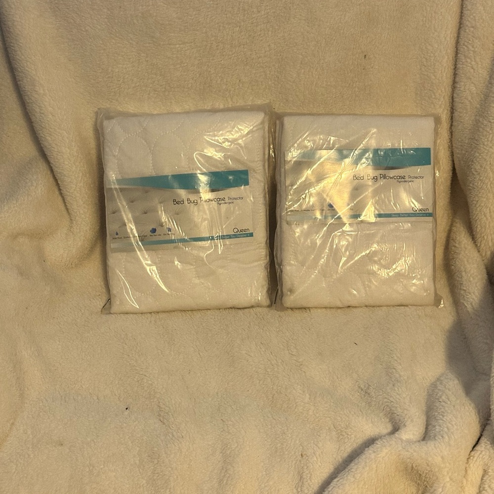 Premium White Bed Bug Resistant Pillowcase Set